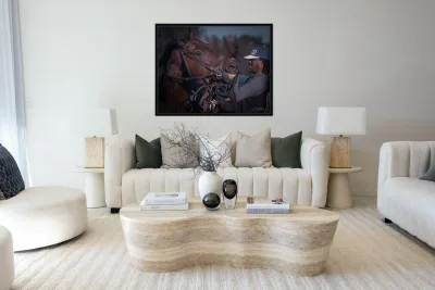 Happy Co-Workers Assiniboia Downs Winnipeg Manitoba Canada Reproduction