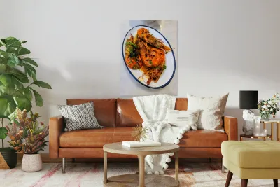 Cilantro & Smoke: A Portrait of Bold Simplicity Reproduction