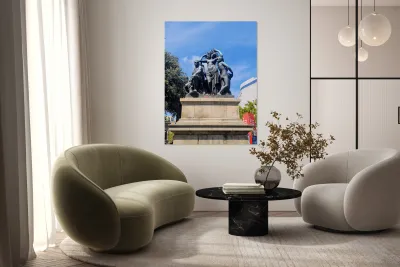 Sculpted Myth Sunlit Truth Reproduction