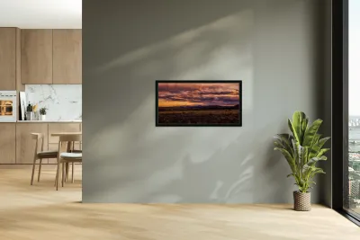 Sunset Symphony Over Vast Horizons Reproduction