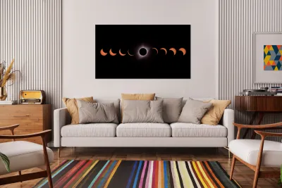 Solar Eclipse 2017 progression Reproduction