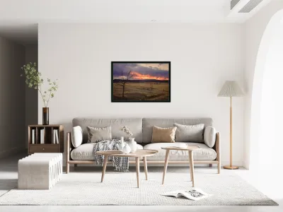 Heavens Blaze: Sunset Symphony in NM Reproduction