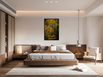 Elegy of Amber Leaves Reproduction