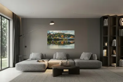 Newport Autumn Reflections Reproduction