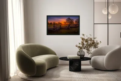 Pennsylvania Dawn: First light in Gettysburg Reproduction