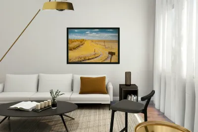 Nebraska Farm Lane - 2 Reproduction