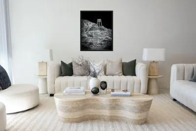 Surreal Stillness in Sacred Shadows Reproduction