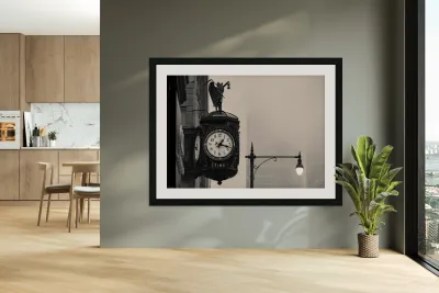 Father Time Clock Chicago Reproduction