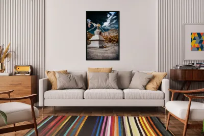 Tranquil Reverie Over Ethereal Landscapes Reproduction