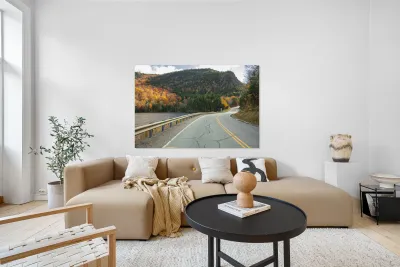 Dixville Autumn Scenic Road Reproduction