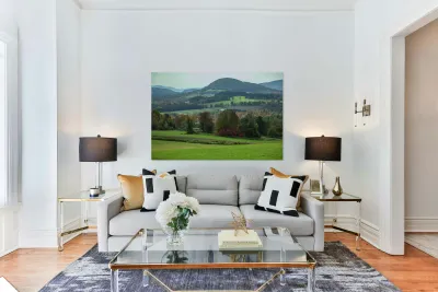 Autumn Rolling Hills of Peacham Reproduction