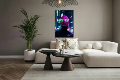 Neon Dreamscapes Reproduction