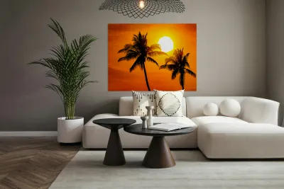 Red Palms Reproduction