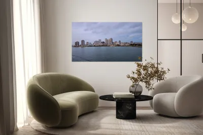 New Orleans Skyline Where the River is Calm and the Jazz Never Sleeps Reproduction