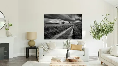 Tracks to Corgarff Castle Reproduction