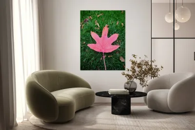 Leaf Me on the Grass Reproduction