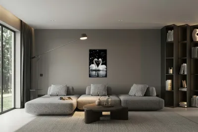 True Love - Swan Romance Art Prints Reproduction