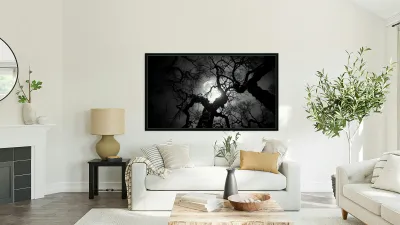 Midnight - Nocturne Landscape Art Prints Reproduction