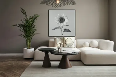 Sunflower Selfie 7 - Sunflower Portrait Art Prints Reproduction