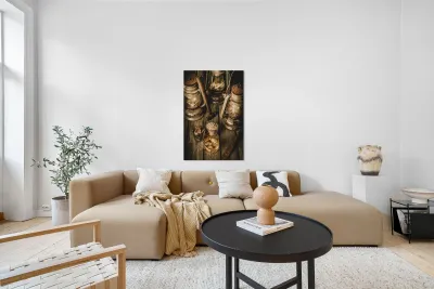 Weathered wooden whisky  Reproduction