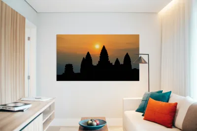 Angkor Wat Dawn Reproduction