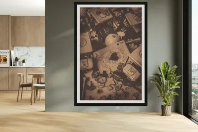 Old golf romance Reproduction