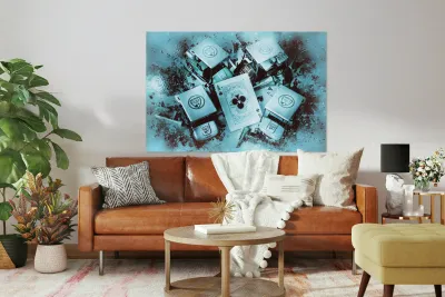 Golfing in the rain Reproduction