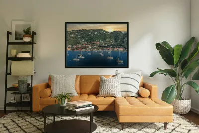 Down Town St.Thomas US Virgin Islands Reproduction