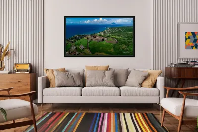 Brimstone Hill Fortress st.kitts & Nevis Reproduction