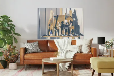 Paints and puppets Reproduction