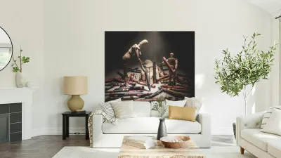 When the artists away the puppets will play Reproduction