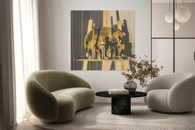 Puppetry of painters  Reproduction