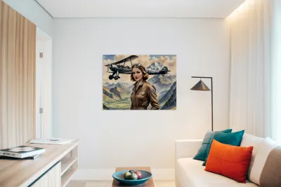 Aviator Amelia Airheart By ISHISH Reproduction