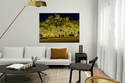 Holiday lights spectacular in Johnson City Texas Reproduction