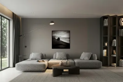 Stormy Day at Dyrholaey Reproduction