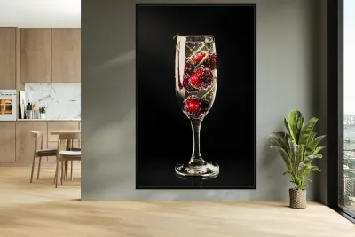 Cherry champagne Reproduction