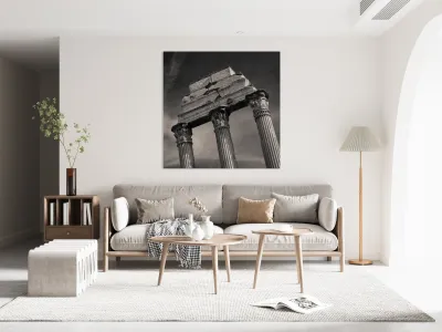 Roman Forum Pillars Reproduction