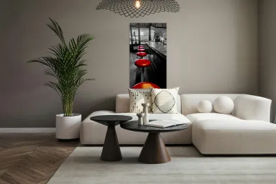 12x24 Blue Bird Stools Reproduction