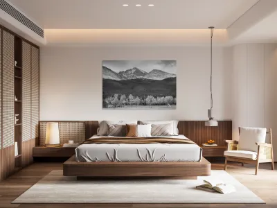 Colorado Americas Playground In Black and White Reproduction