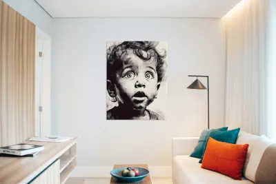 Gazing In Wonder Reproduction