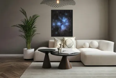 Pleiades Star Cluster - M45 Reproduction