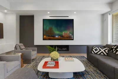 Aurora Over Grain Elevator Reproduction