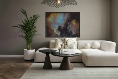 North America & Pelican Nebulae - NGC 7000 - IC 5070 Reproduction