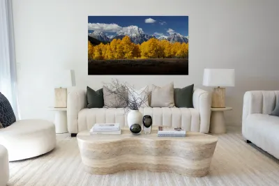 Fall In Wyoming Reproduction