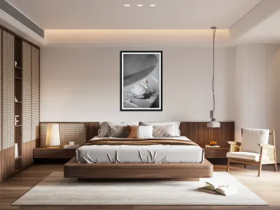 Obscured by floating feathers Reproduction