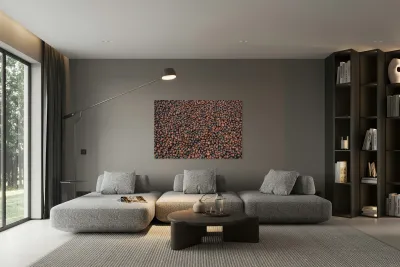  A Sea of Raw Coffee Reproduction