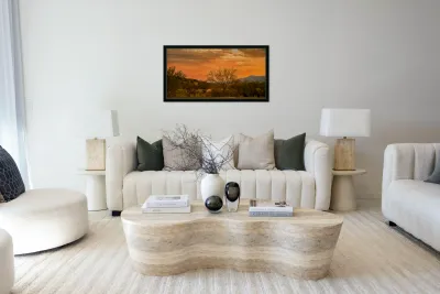 Eternal Calm of  Desert Hues Reproduction