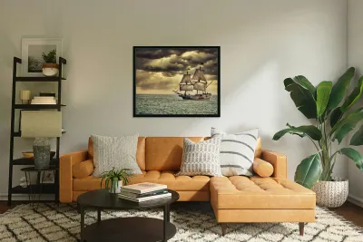 Maritime Marvel: Witnessing a Historic Tall Ship Arrival During  Reproduction