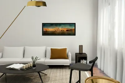 Sylvan Serenity: A Panoramic Odyssey at Custer State Park South Reproduction