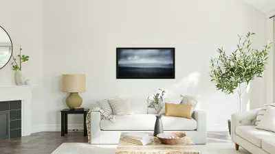 Rainy Day Adventures: A Foggy Sailboat Tale in Saint Marys Geor Reproduction